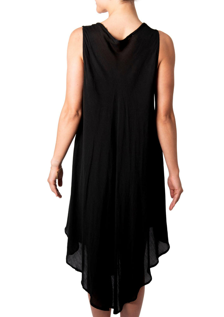 Sleeveless Embroidered Summer Sundress Cover Up