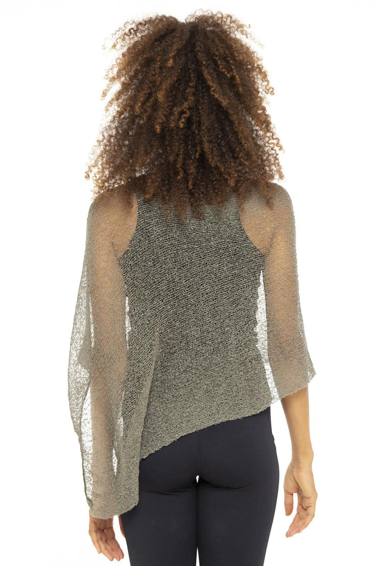 Back From Bali Women's Sheer Poncho Shrug Lightweight Shrug Pullover Sweater