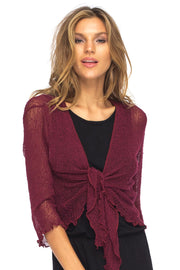 Women's Classic Sheer Shrug Lite Cardigan