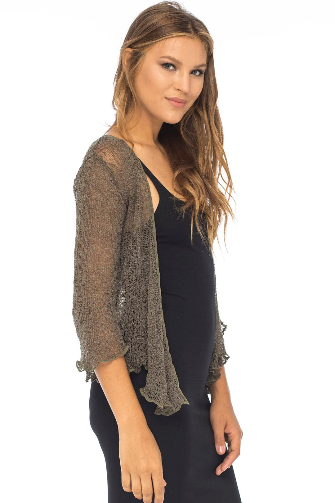 Classic Sheer Shrug Knit Cardigan
