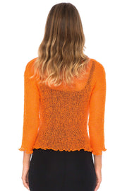 Women's Classic Sheer Shrug Lite Cardigan