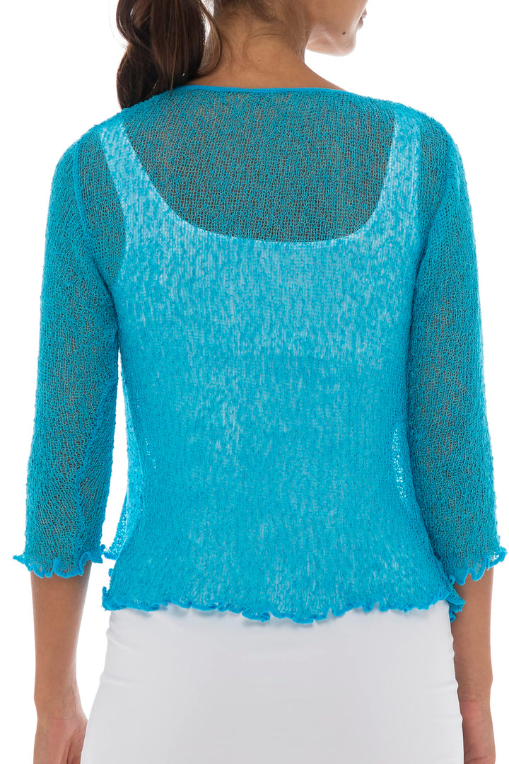 Classic Sheer Shrug Knit Cardigan