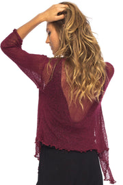 Women's Classic Sheer Shrug Lite Cardigan