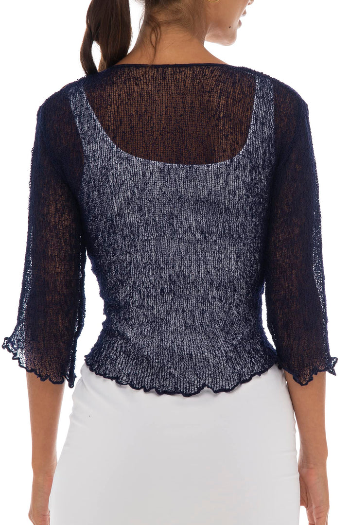 Classic Sheer Shrug Knit Cardigan