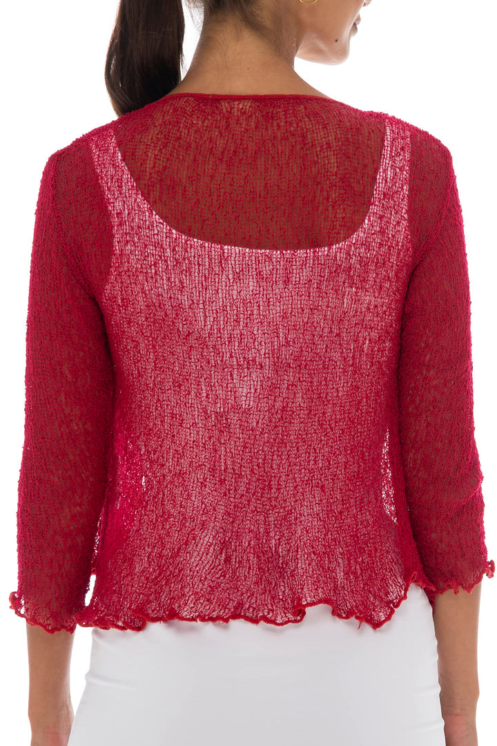 Classic Sheer Shrug Knit Cardigan