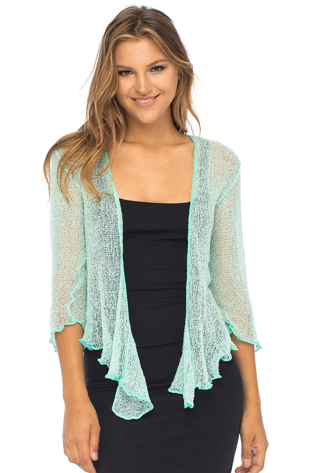 Women's Classic Sheer Shrug Lite Cardigan