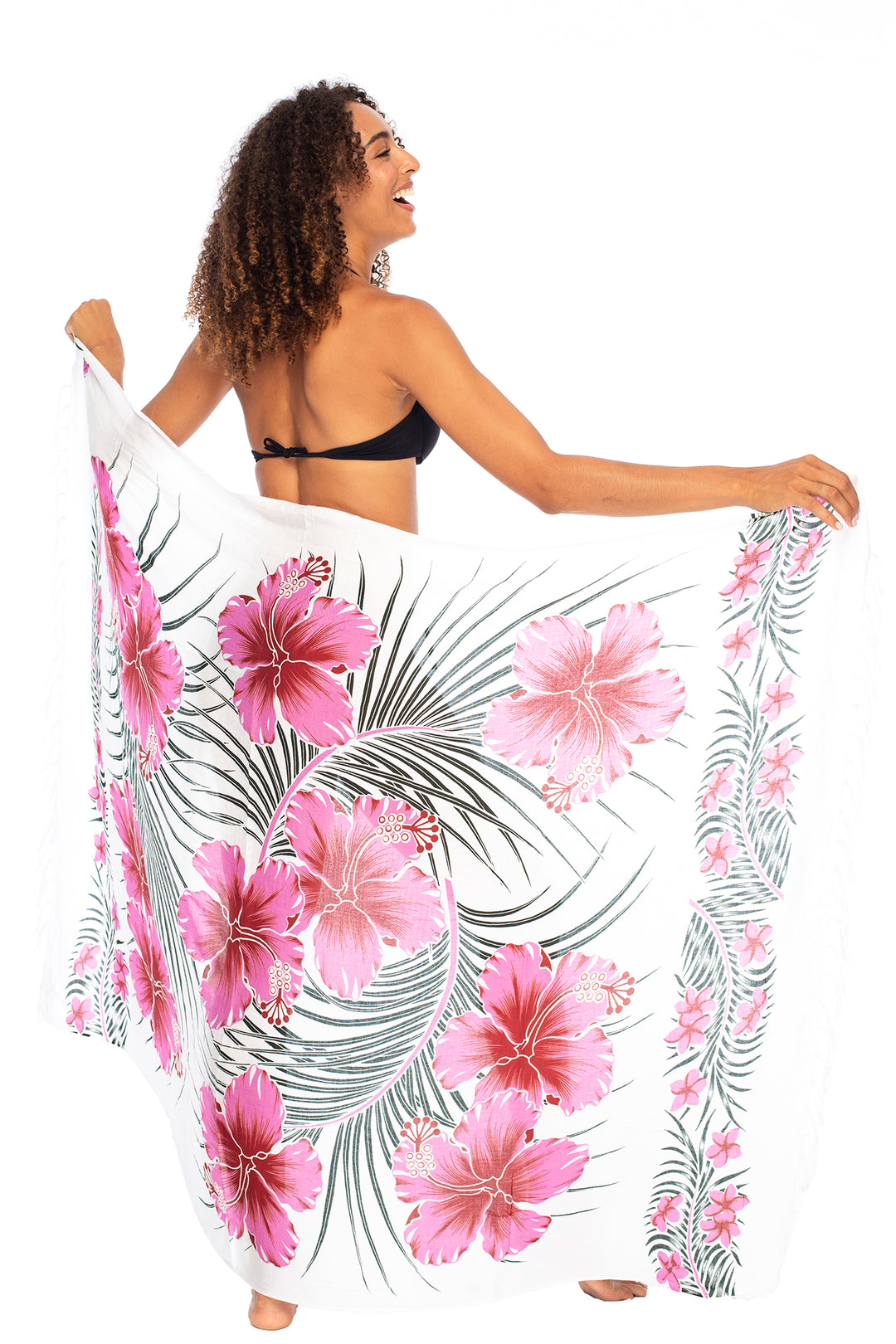 Tropical Sarong Wrap Cover Up