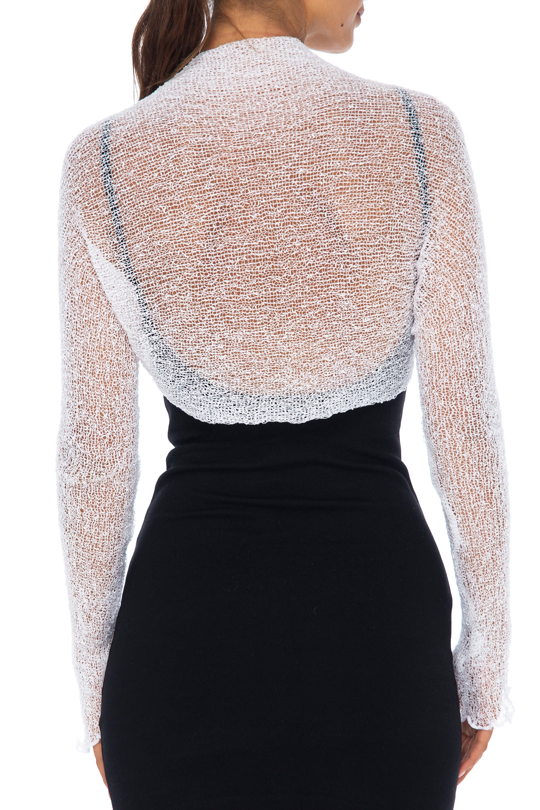 sheer arm cover for dress Sheer Ruffle Arm Sleeves L