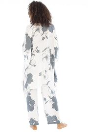 Back from Bali Womens Loungewear Set 2 Piece Soft Flowy Boho Pajama Lounge Set with Poncho Tunic and Pants Outfit