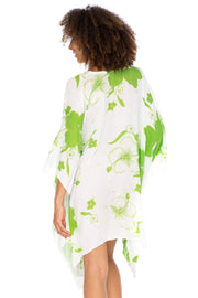 Back From Bali Womens Swimwear Cover Up, Floral Beach Dress for Bikini Swimsuit with Sequins