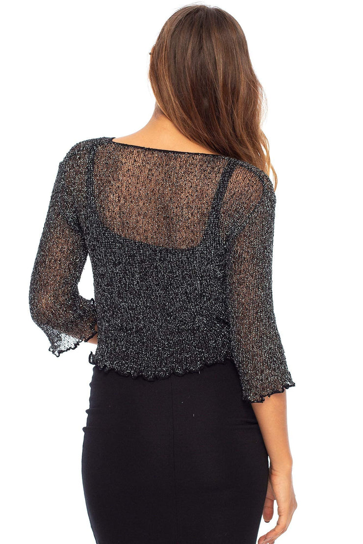 Women's Classic Sheer Shrug Lite Cardigan