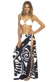 Beach Swimsuit Cover Up - Butterfly with Coconut Clip