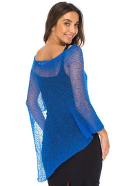 Back From Bali Women's Sheer Poncho Shrug Lightweight Shrug Pullover Sweater