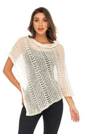 Womens Shrug Poncho, Lightweight Shrug Pullover Sweater Soft