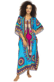 Womens Long Maxi Swimsuit Beach Sequin Cover Up African Caftan