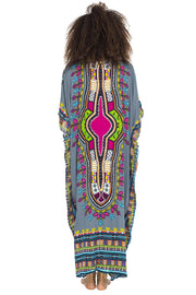 Womens Long Maxi Swimsuit Beach Sequin Cover Up African Caftan