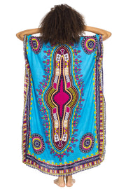 Womens Long Maxi Swimsuit Beach Sequin Cover Up African Caftan